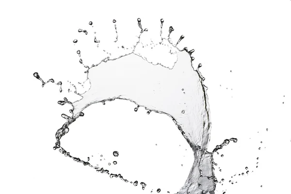 Helder water splash — Stockfoto