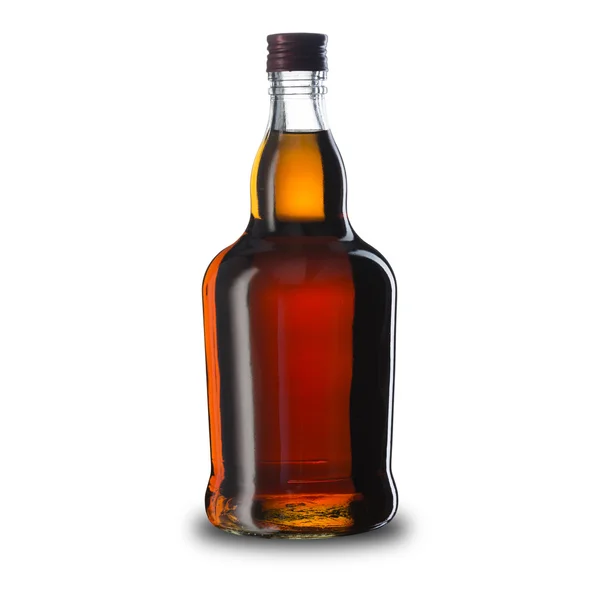 Una bottiglia di whisky — Foto Stock