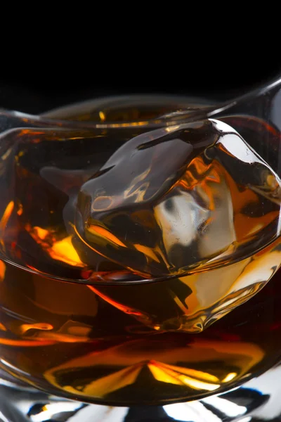 Whisky med Ice Cube — Stockfoto