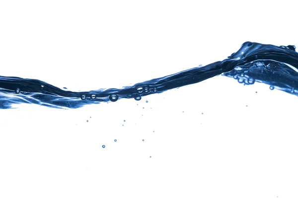 Water wave en water zeepbel — Stockfoto