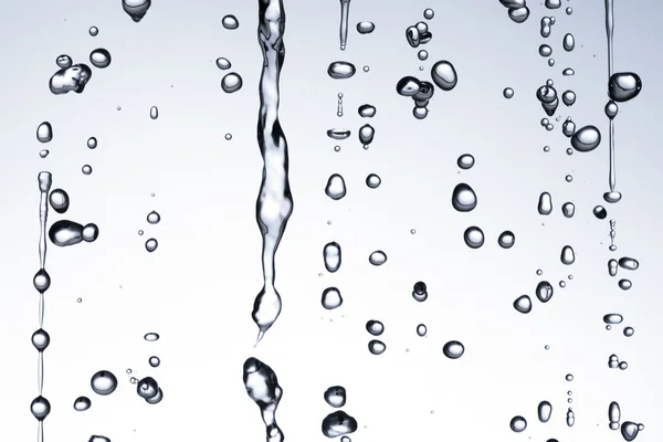 Vattendroppe och droppar — Stockfoto