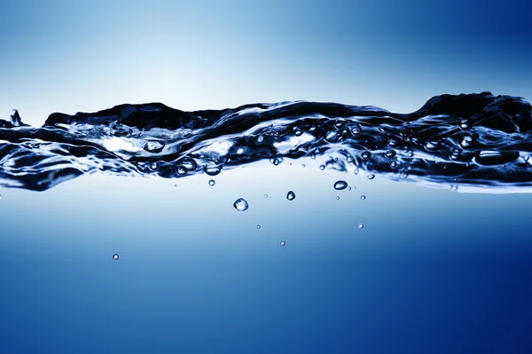 Onda de água azul — Fotografia de Stock
