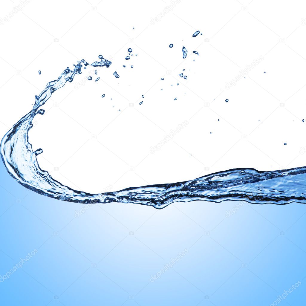Blue Water Splash