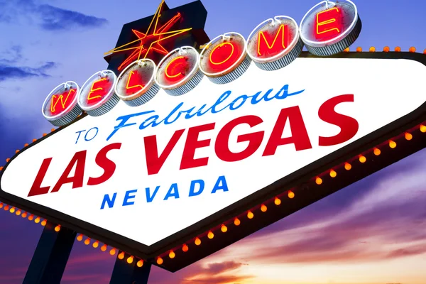 Welkom in Las Vegas — Stockfoto