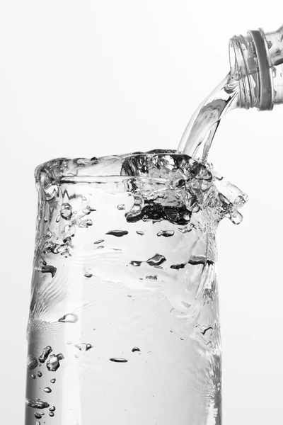 Water Pour To Glass — Stock Photo, Image