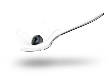 Süt düşen yaban mersini