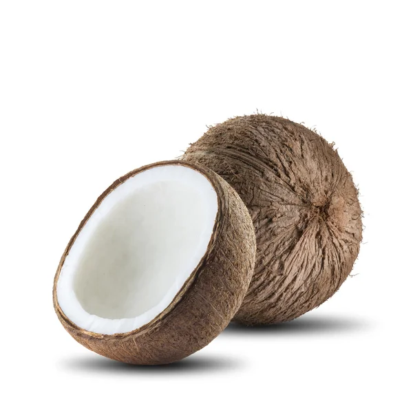 Cocco fresco su bianco — Foto Stock