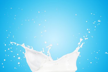 Beyaz süt Splash