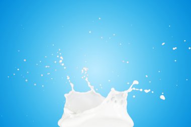 Beyaz süt Splash