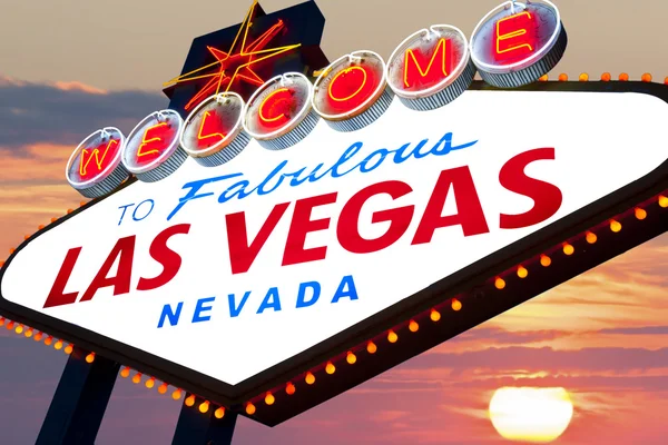 Välkommen till las vegas — Stockfoto