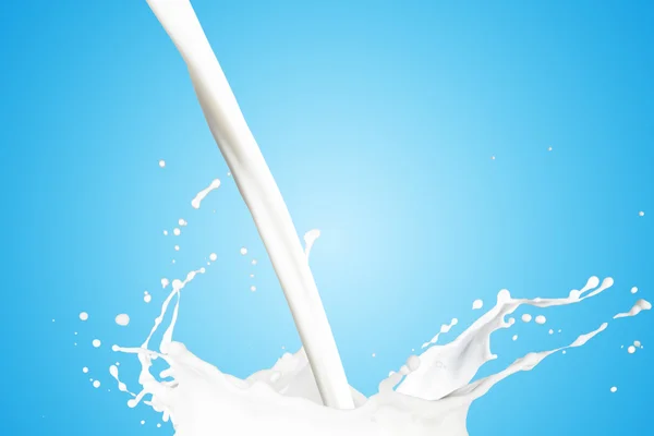 White milk splash — Stock Photo, Image