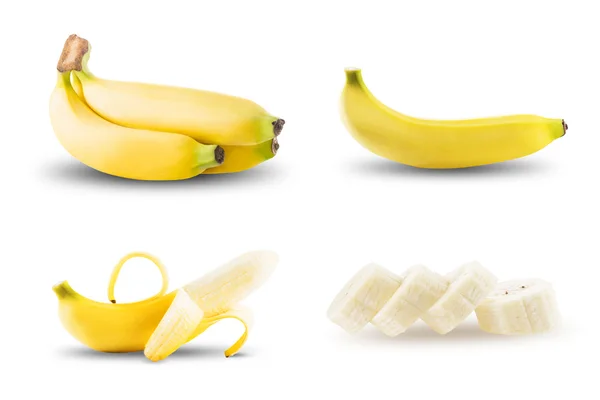 白い新鮮なバナナ — ストック写真