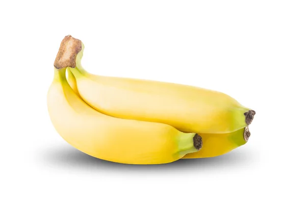 Plátanos frescos sobre blanco — Foto de Stock