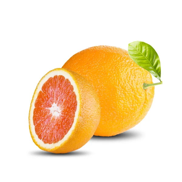 Свіжий грейпфрут на білому — стокове фото