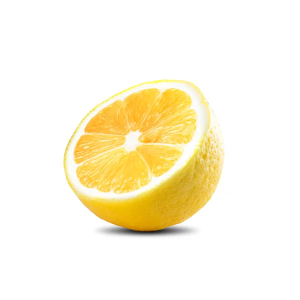 Schijfje verse citroen — Stockfoto
