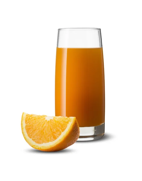 Segelas jus jeruk — Stok Foto