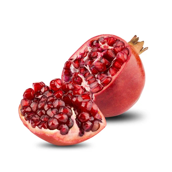 Pomegranates Fruit On White Background — Stock Photo, Image