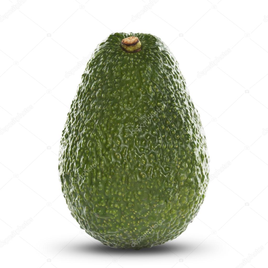 Fresh Avocado On White 