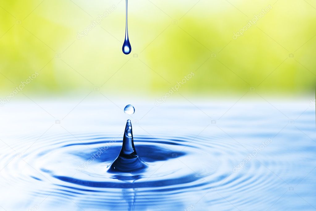 Water droplet splash