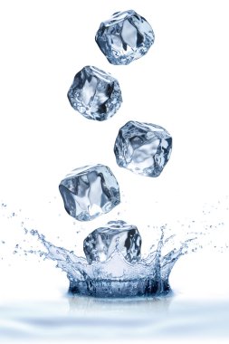 buz küpleri suya düştü