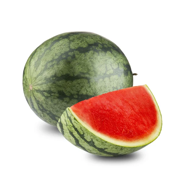 Watermelon on White Background Royalty Free Stock Images