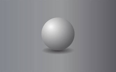 Hareket grafiği veya arkaplan için 3D model metalik top 