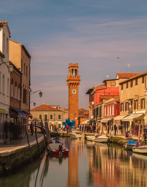 Budynki i dzwonnica w Murano — Zdjęcie stockowe