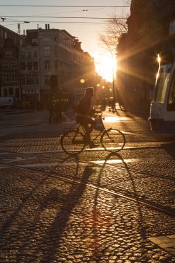 Amsterdam'da Bisiklet