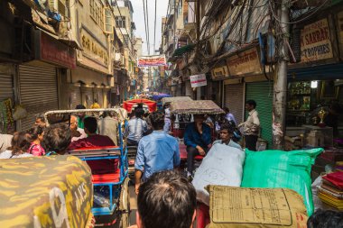 Delhi, Hindistan kötü trafik sıkışıklığı