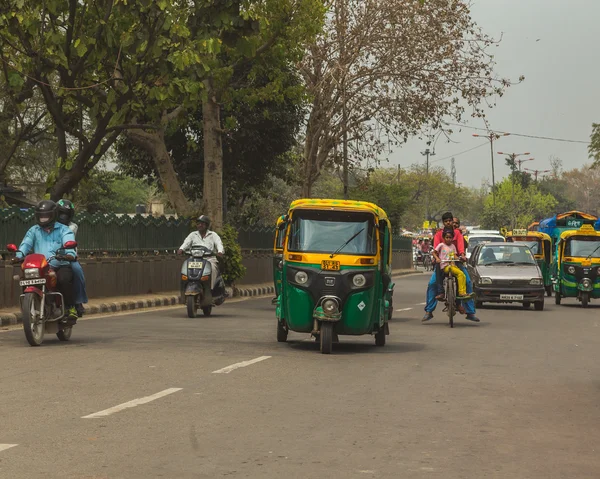 Estradas de Delhi, Índia — Fotografia de Stock