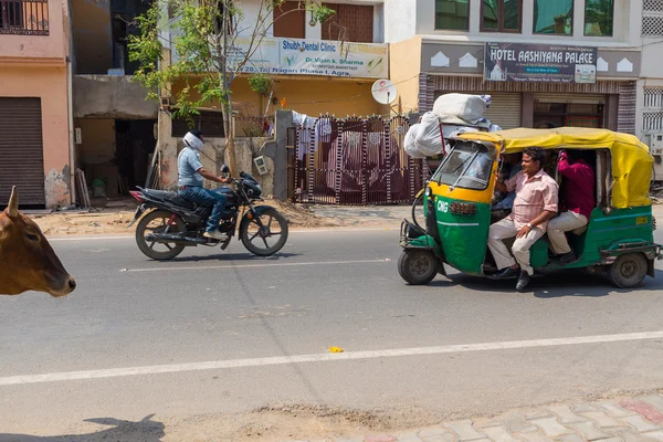 Ruas de Agra, Índia — Fotografia de Stock