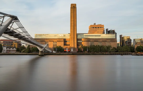 London Juli 2016 Blick Über Die Themse Richtung Tate Modern — Stockfoto