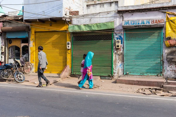 아그라, 인도의 거리 — 스톡 사진