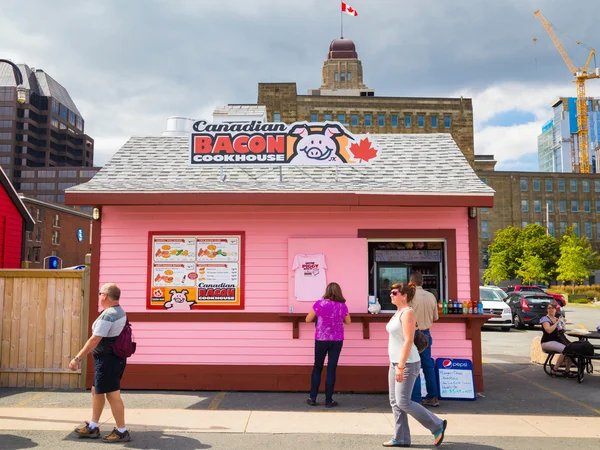 Canadian Bacon Cookhouse — Stock Photo, Image