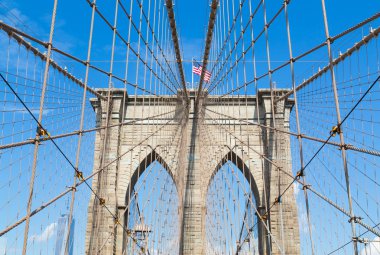 brooklyn Köprüsü NYC kemerler