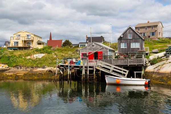 Fishermans peggys cove siper al. — Stok fotoğraf