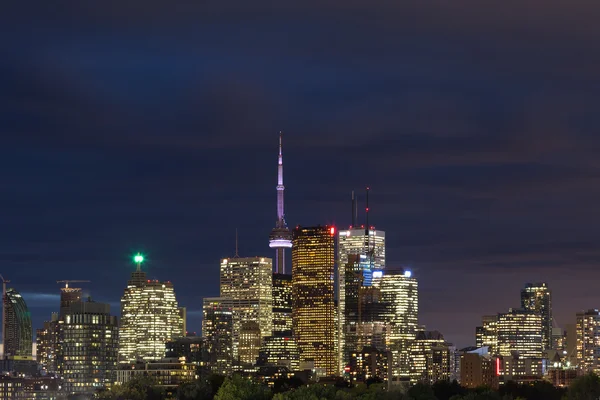 Toronto Centre-ville au crépuscule — Photo