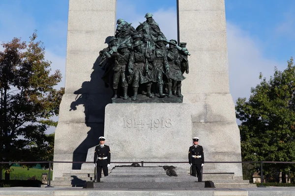 Nationales Kriegerdenkmal Kanadas — Stockfoto