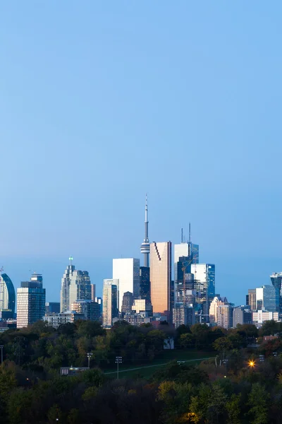 Toronto i skymningen — Stockfoto