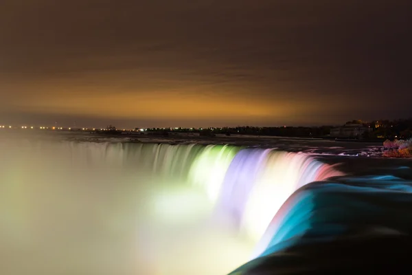 Horseshow Falls at Night — Stock Photo, Image