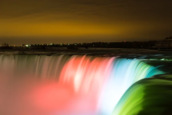 Horseshow Falls at Night — Stock Photo, Image