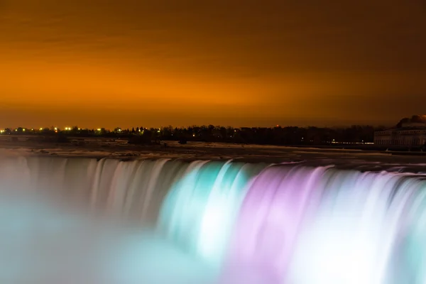 Horseshow Falls at Night — Stock Photo, Image