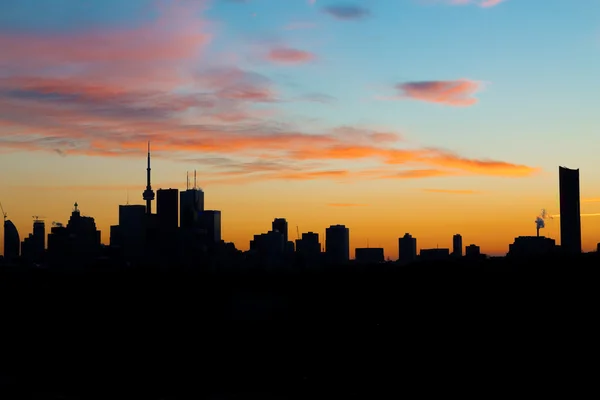 トロントのダウンタウン夕暮れ時 — ストック写真