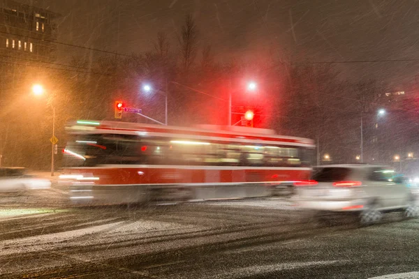 Sneeuwstorm in Toronto — Stockfoto