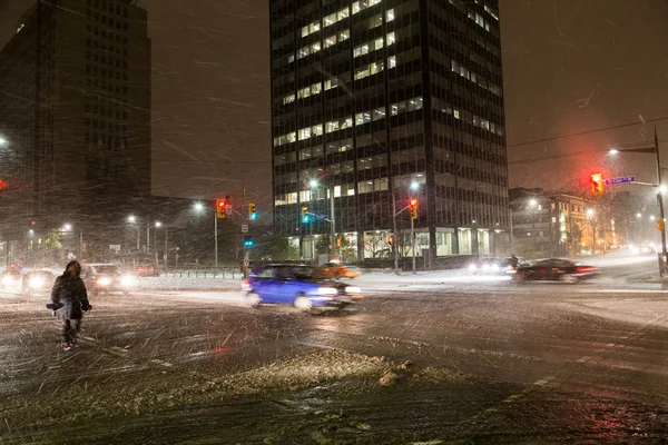Snow Storm in Toronto — Stock Photo, Image