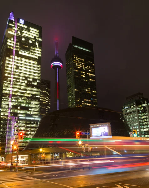 Toronto downtown med trafik — Stockfoto