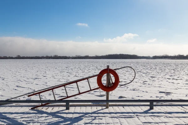 Jezero Ontario v zimě — Stock fotografie