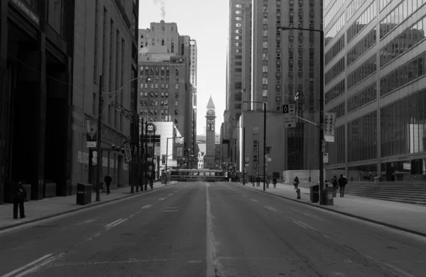 Old City Hall and Bay Street Toronto — Stock Photo, Image