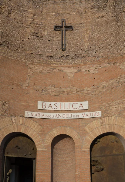 Basilica of St. Mary of the Angels and the Martyrs — Stock Photo, Image