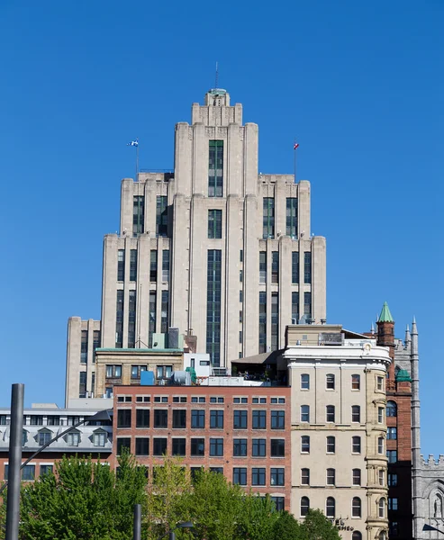 Edificios en el centro de Montreal — Foto de Stock